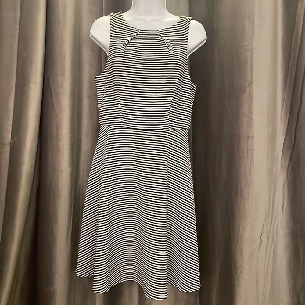 Black & white striped dress by ELLE. Size small.